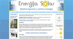 Desktop Screenshot of energija-solar.si