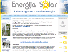 Tablet Screenshot of energija-solar.si